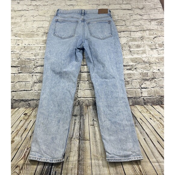 Madewell Jeans Womens 27 Blue The Perfect Vintage Crop Distressed Pants - Picture 9 of 16